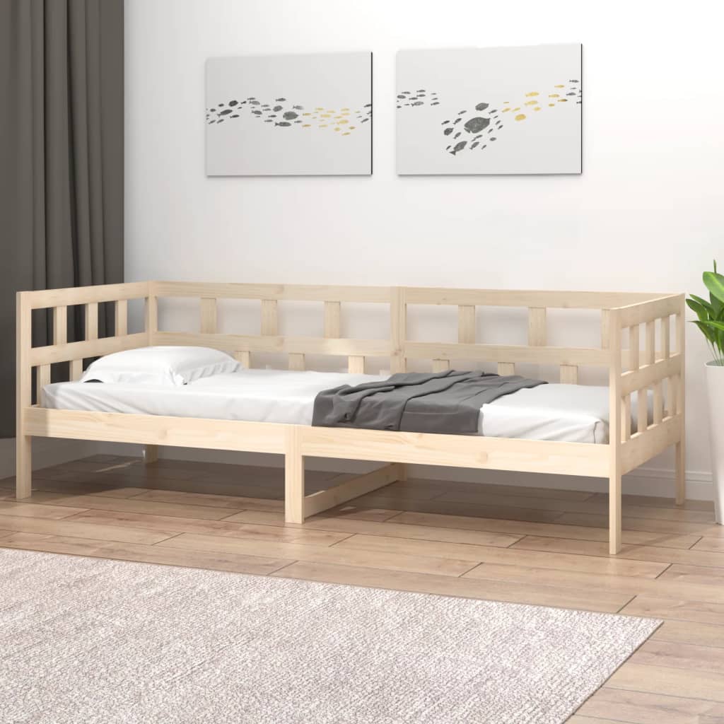 Dnevni ležaj od masivne borovine 90 x 200 cm