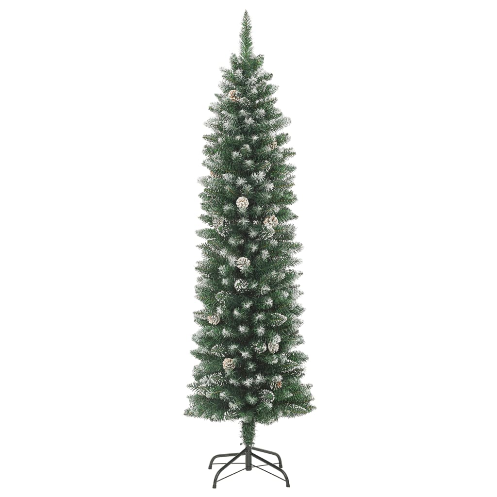 Umjetno usko božićno drvce sa stalkom 150 cm PVC