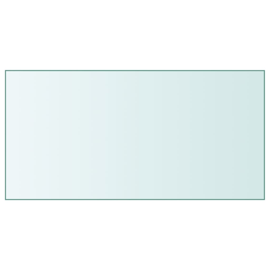Prozirna stolna ploča 50 x 100 cm od kaljenog stakla
