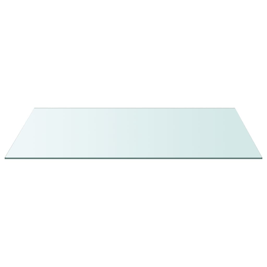 Prozirna stolna ploča 50 x 100 cm od kaljenog stakla