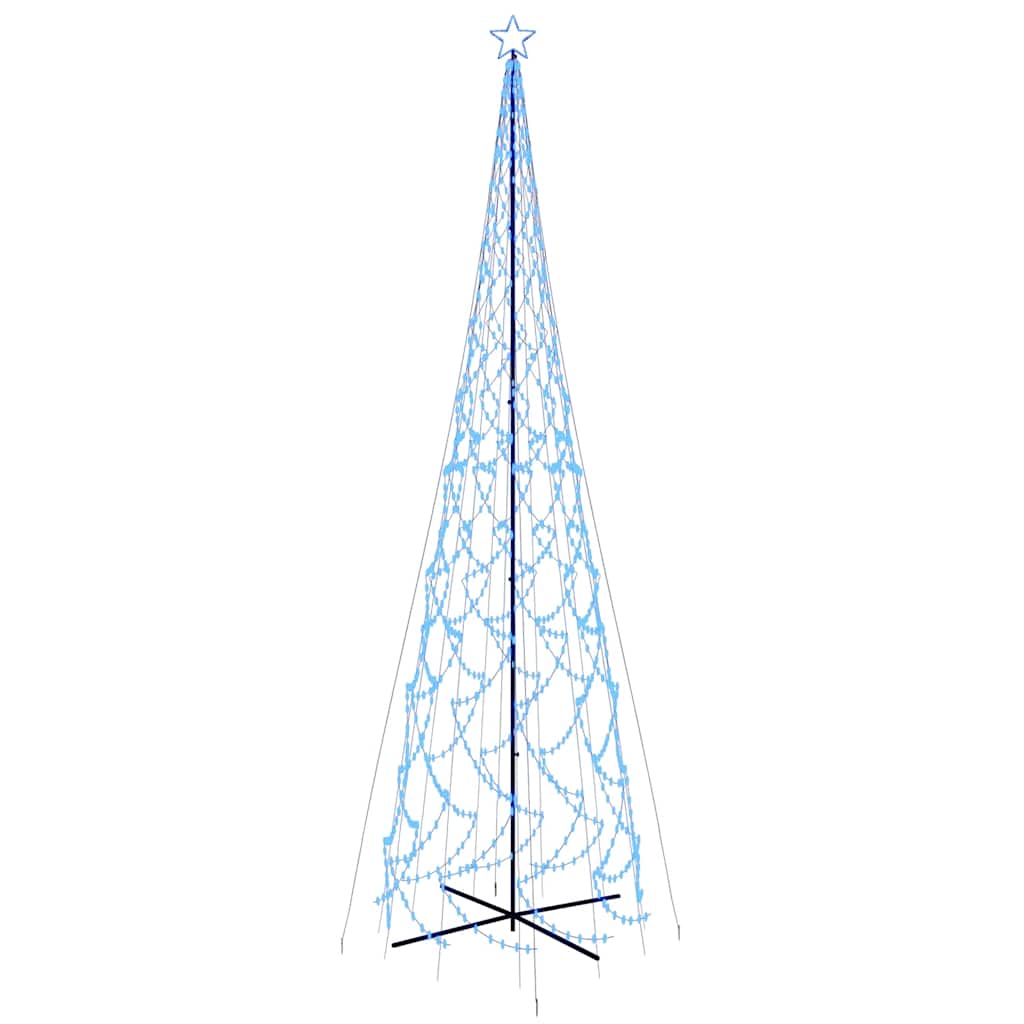 Stožasto božićno drvce plavo 3000 LED žarulja 230 x 800 cm