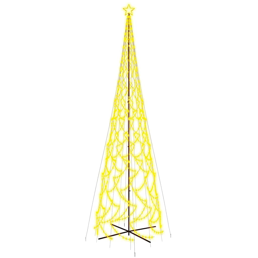 Stožasto božićno drvce toplo bijelo 3000 LED žarulja 230x800 cm