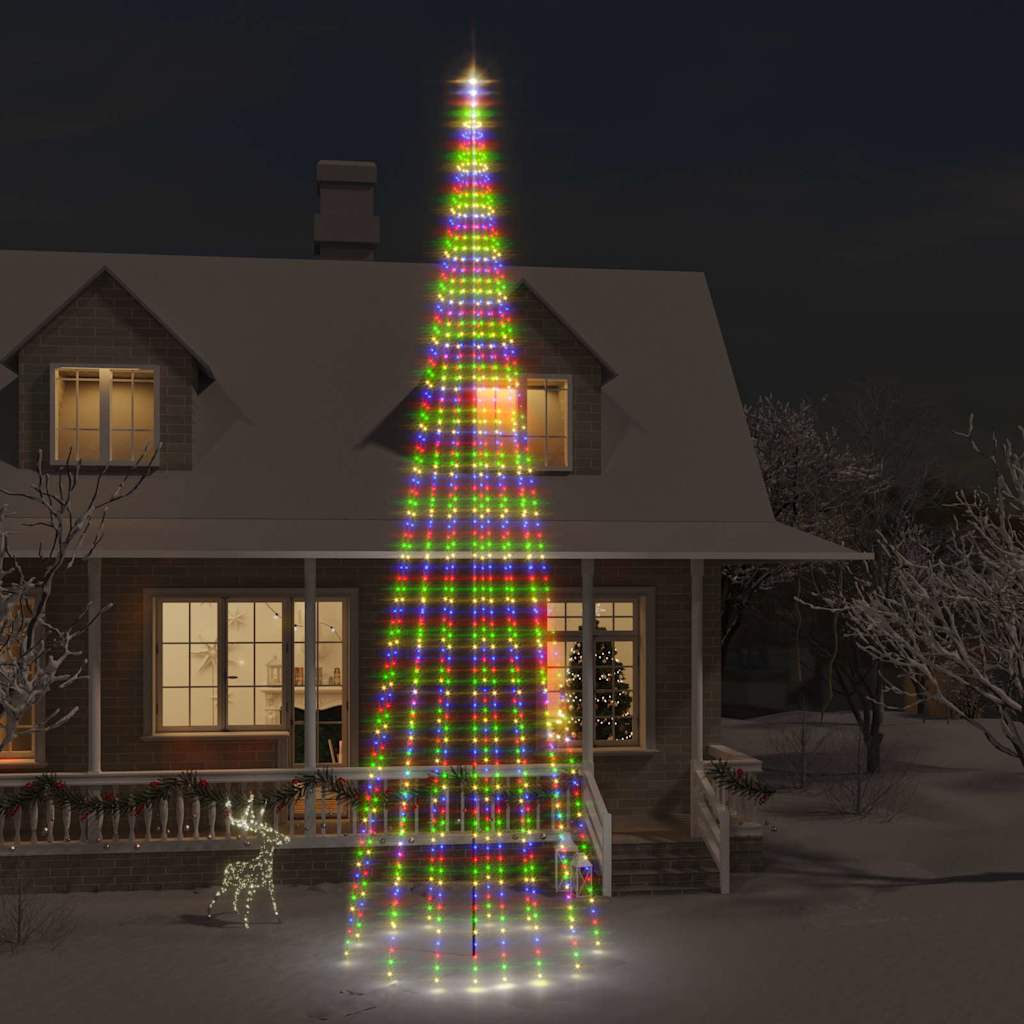 Božićno drvce na stijegu 310 LED žarulja 300 cm