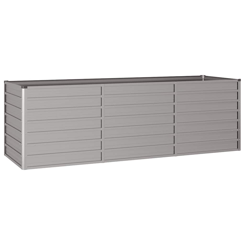 Povišena vrtna gredica boja hrđe 240 x 80 x 77 cm čelik COR-TEN