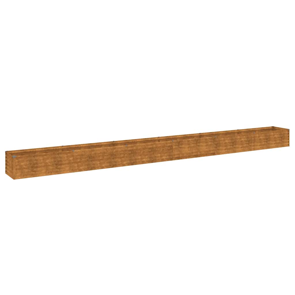 Povišena vrtna gredica 580x50x36 cm Corten čelik