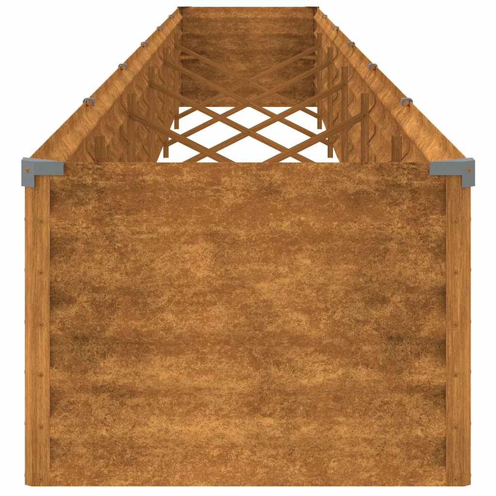 Povišena vrtna gredica 580x50x36 cm Corten čelik
