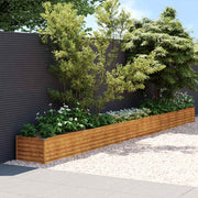 Povišena vrtna gredica 580x50x36 cm Corten čelik
