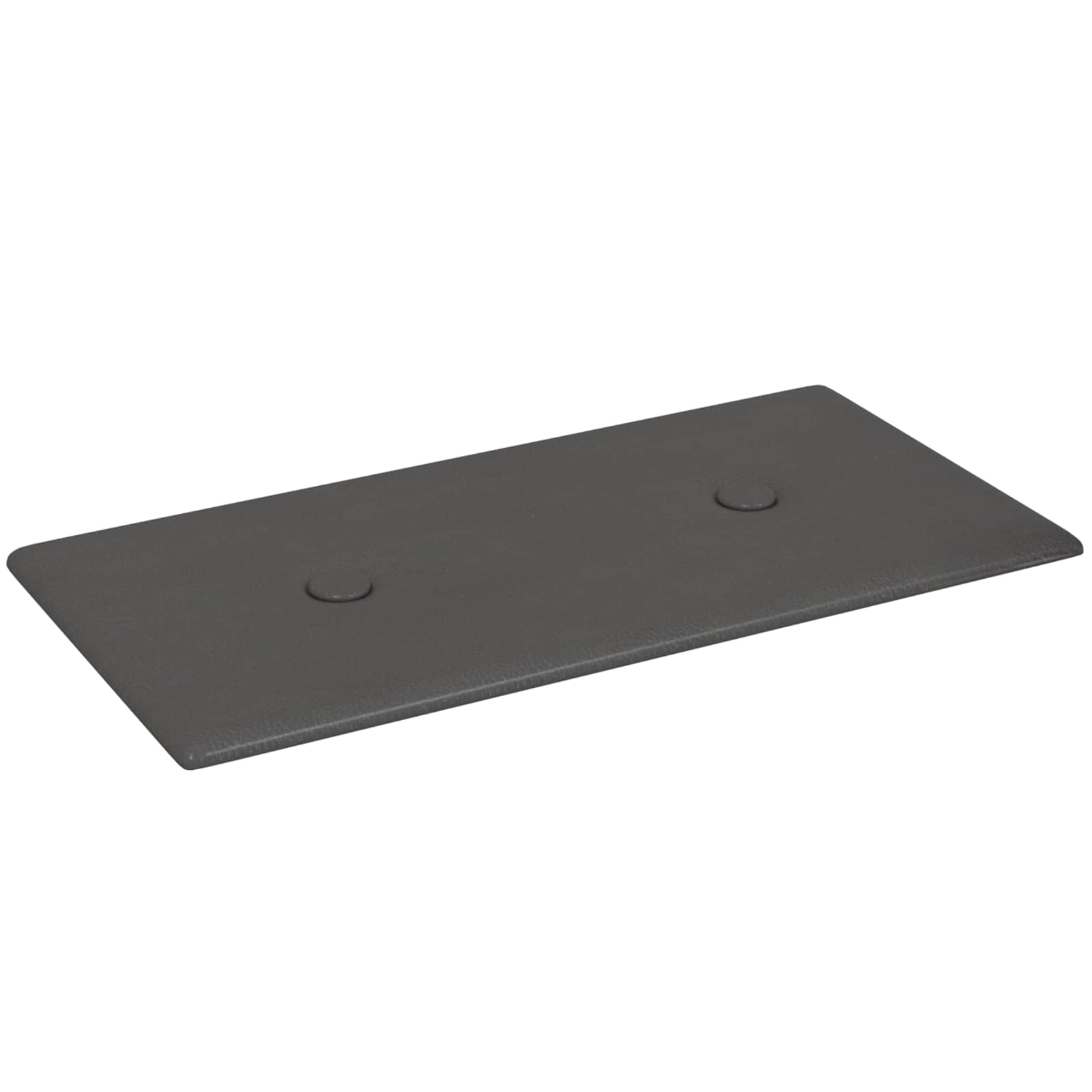 Zidna uzglavlja 12 pcs Sivi 30 x 15 cm Lažna koža