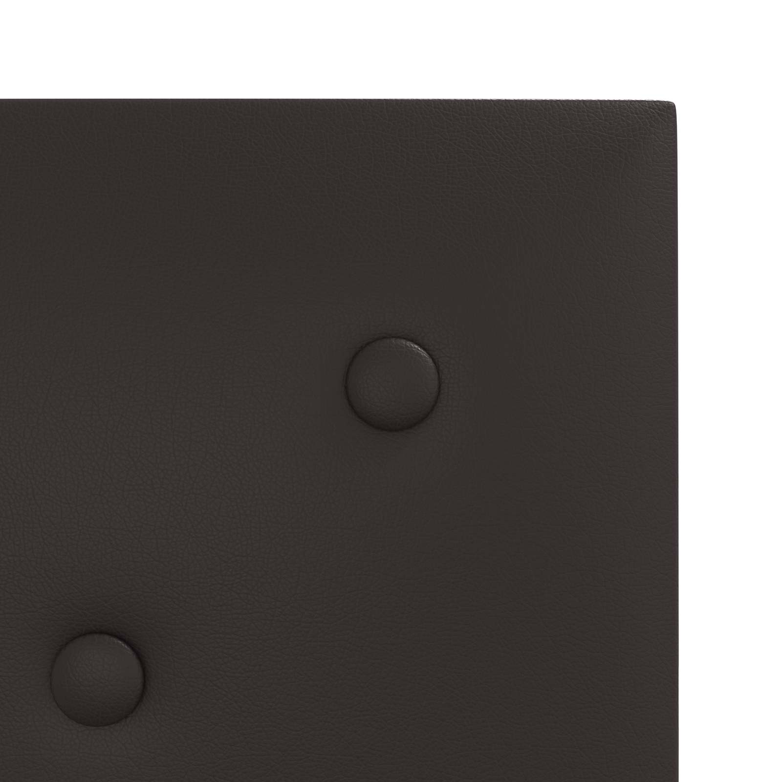 Zidna uzglavlja 12 pcs Crna 30 x 30 cm Lažna koža
