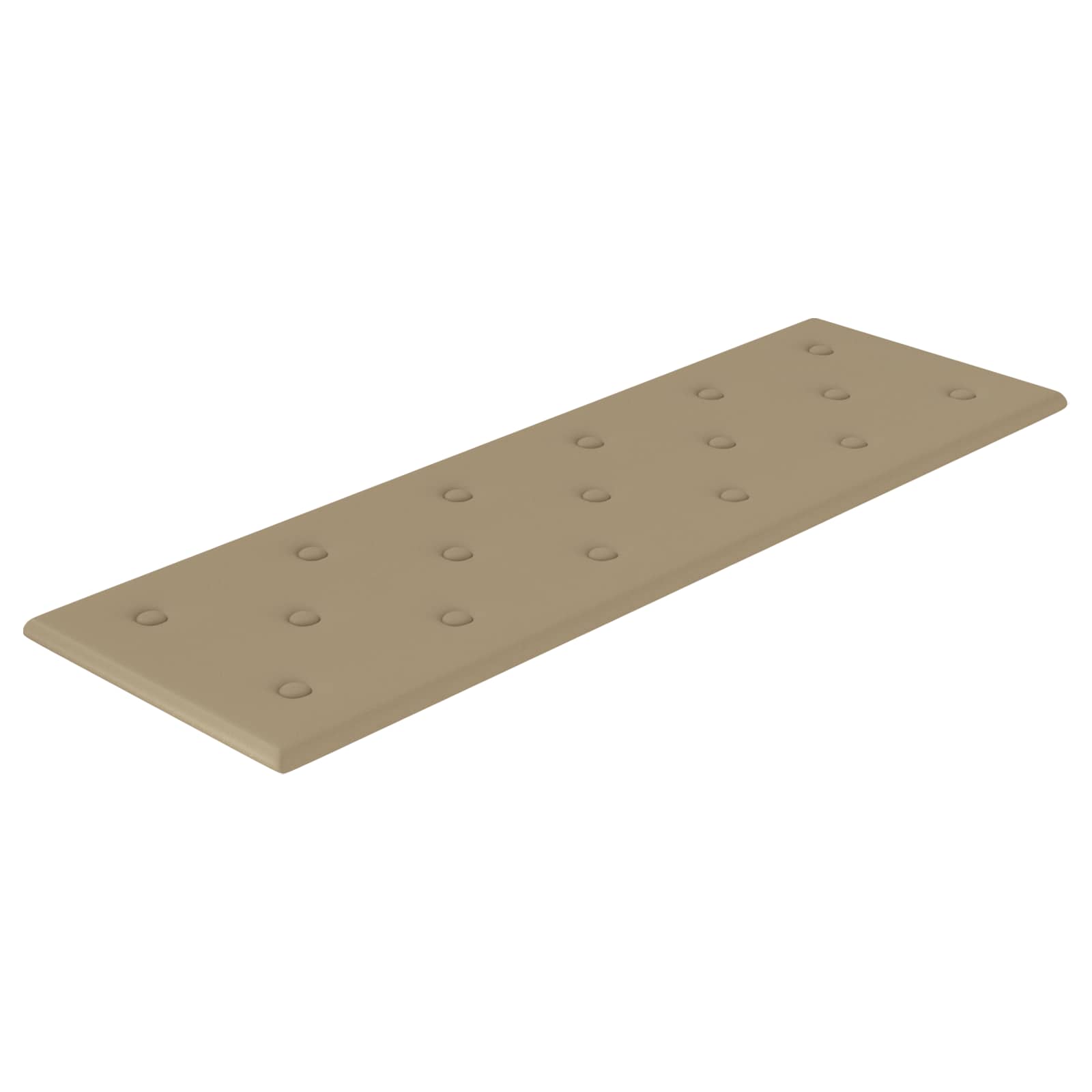 Zidna uzglavlja 12 pcs Boja cappuccina 90 x 30 cm Lažna koža