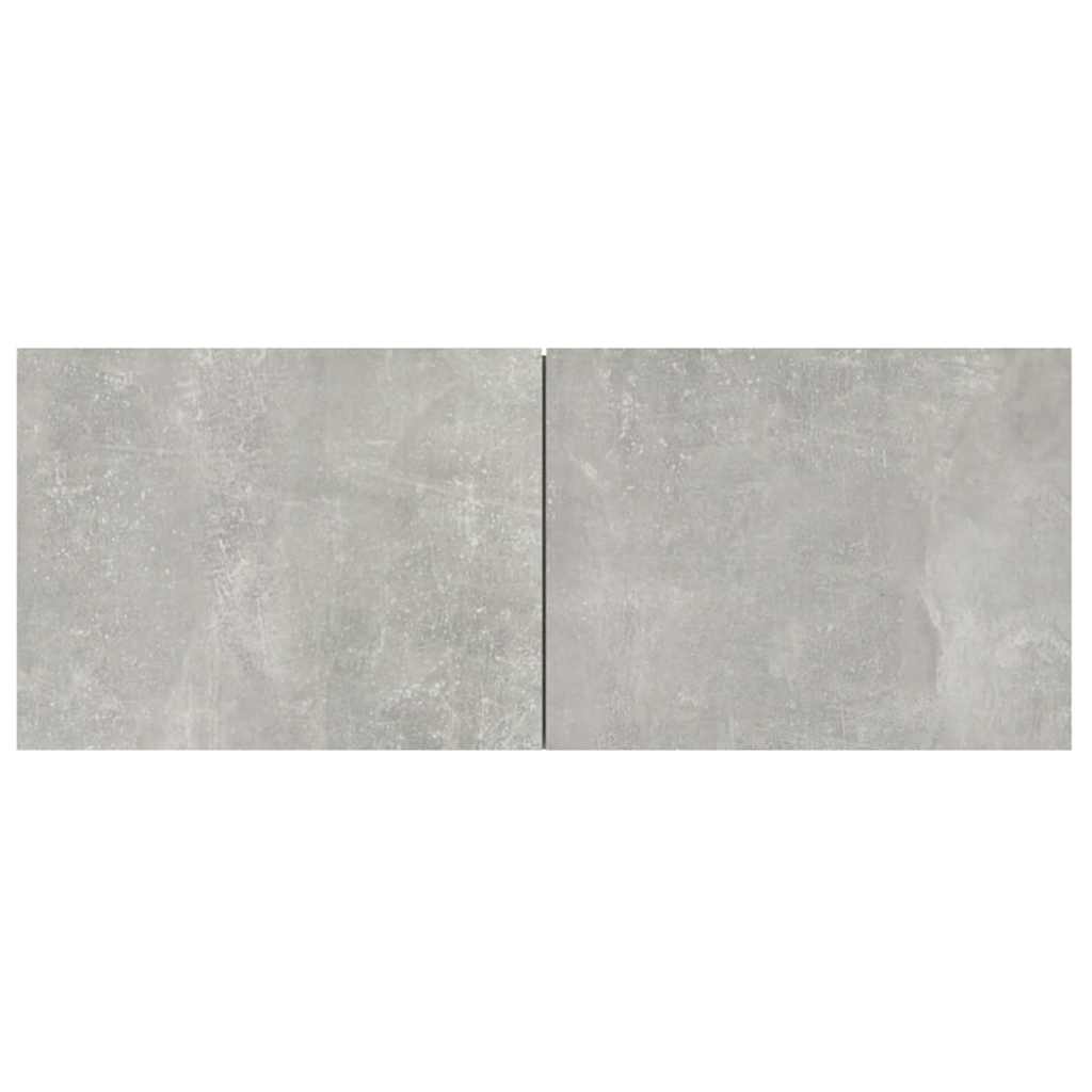 TV ormarići 2 kom Siva betona 80x30x30 cm konstruirano drvo