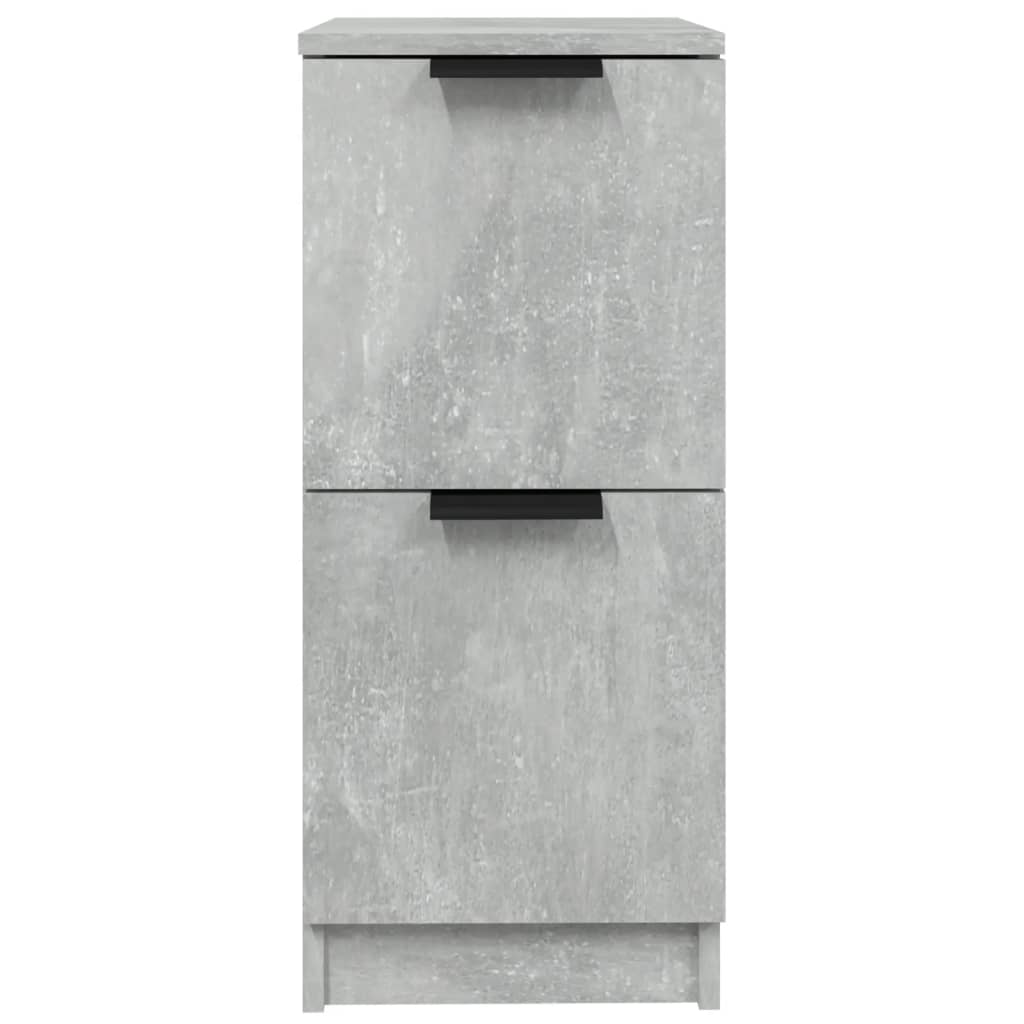 Komoda siva boja betona 30 x 30 x 70 cm od konstruiranog drva