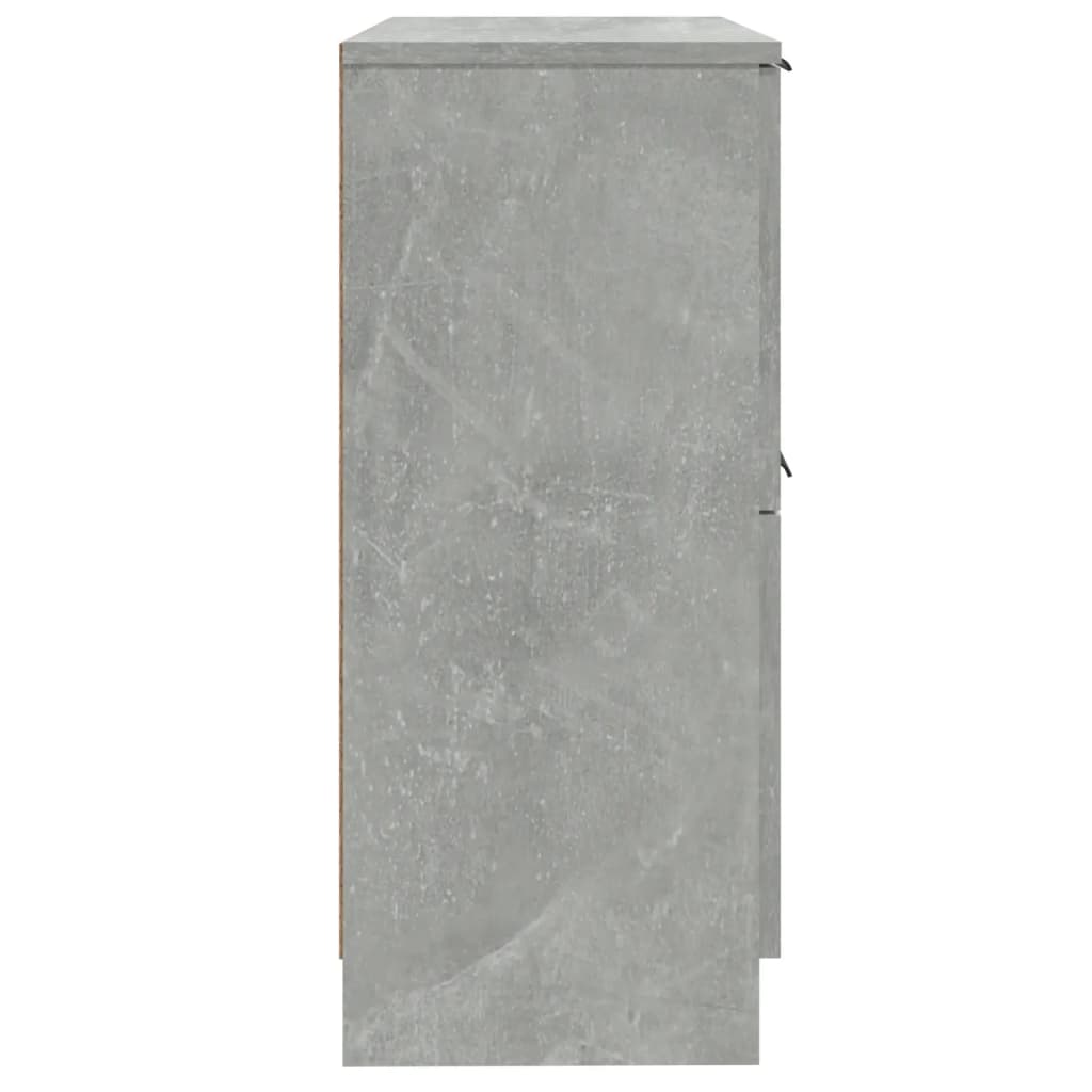 Komoda siva boja betona 30 x 30 x 70 cm od konstruiranog drva
