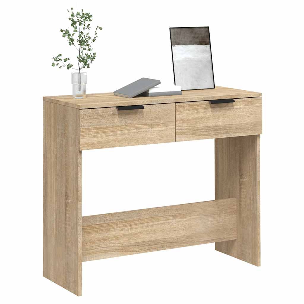 Konzolni stol boja hrasta sonome 90x36x75 cm konstruirano drvo