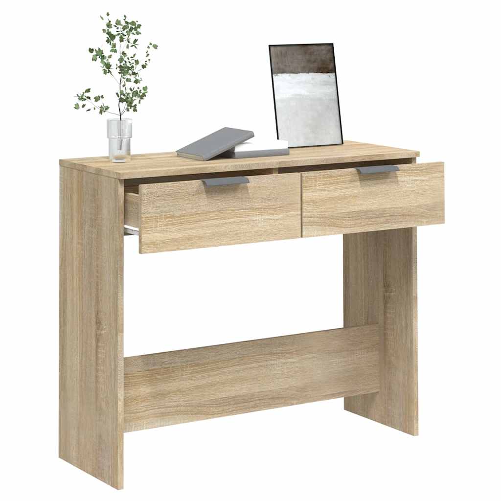Konzolni stol boja hrasta sonome 90x36x75 cm konstruirano drvo