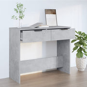 Konzolni stol boja betona 90 x 36 x 75 cm od konstruiranog drva