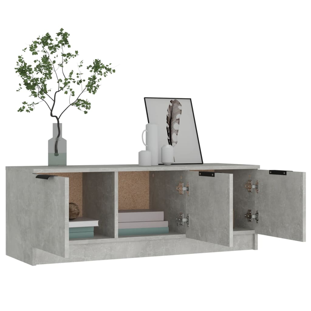 TV ormarić boja betona 102x35x36,5 cm od konstruiranog drva