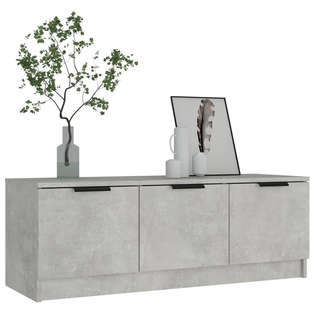 TV ormarić boja betona 102x35x36,5 cm od konstruiranog drva