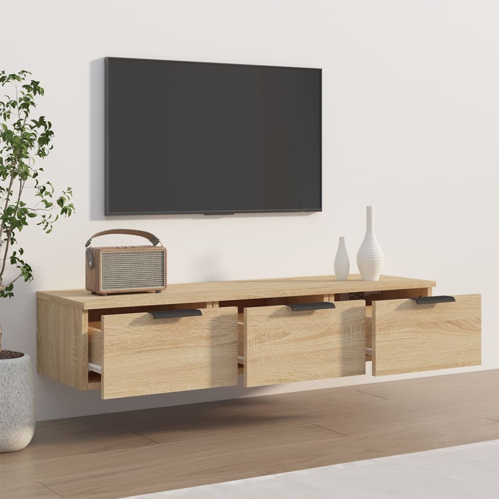 Zidni ormarić boja hrasta sonome 102x30x20 cm konstruirano drvo