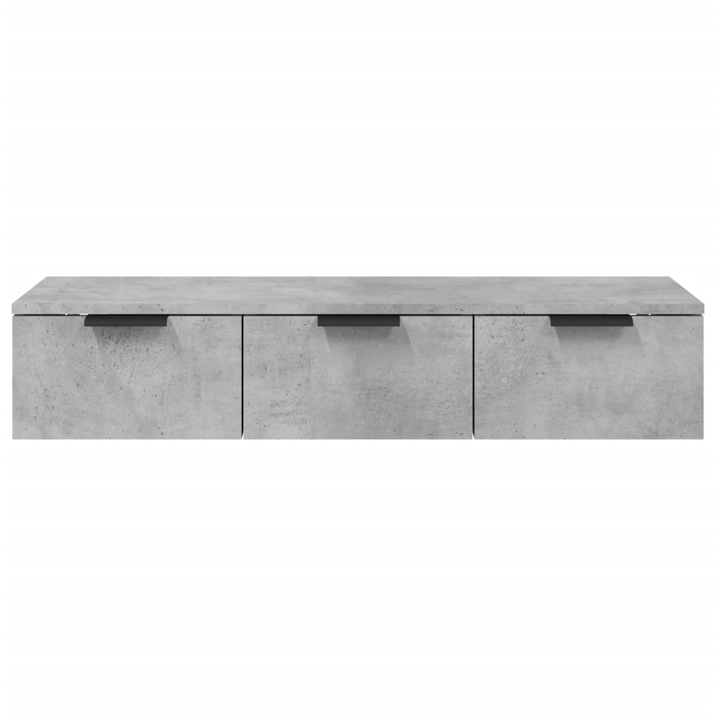 Zidni ormarić boja betona 102x30x20 cm od konstruiranog drva