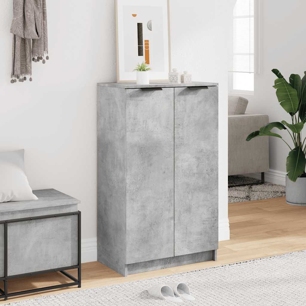 Ormarić za cipele boja betona 59x35x100,5 cm konstruirano drvo