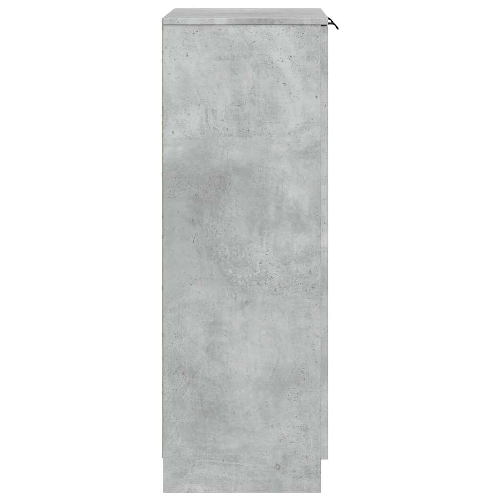 Ormarić za cipele boja betona 59x35x100,5 cm konstruirano drvo