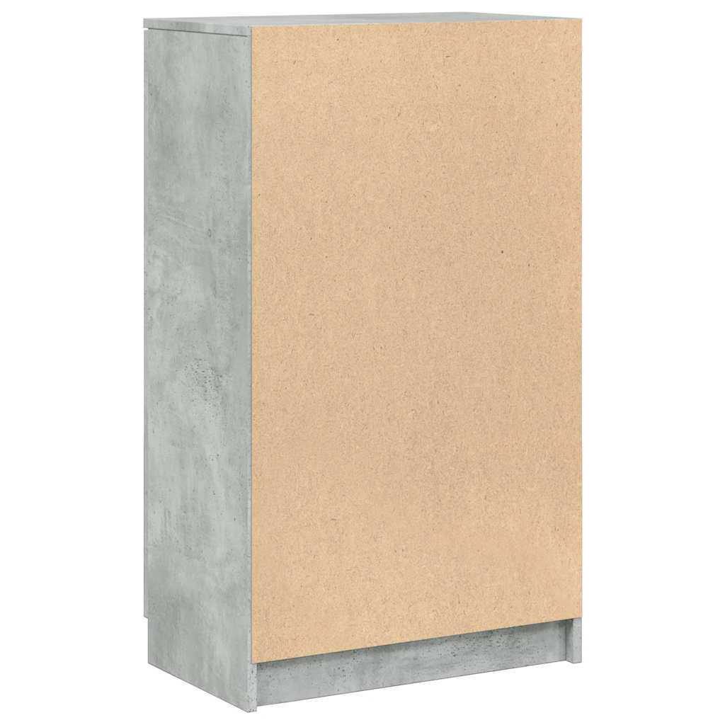 Ormarić za cipele boja betona 59x35x100,5 cm konstruirano drvo