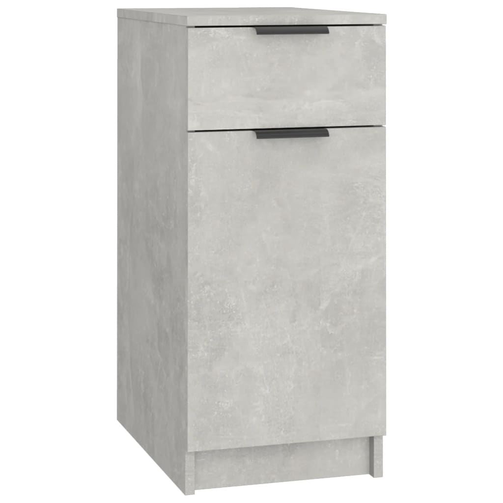 Ormarić za radni stol sivi 33,5 x 50 x 75 cm konstruirano drvo