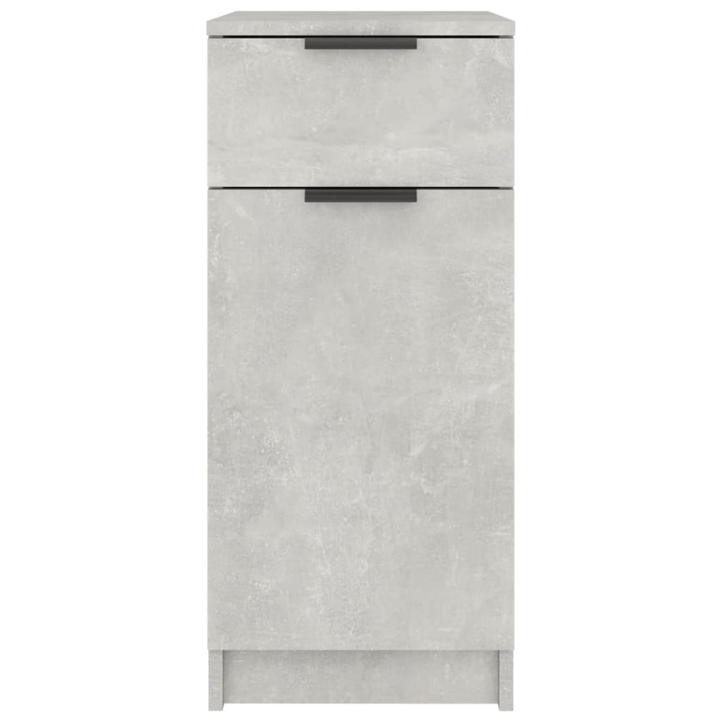 Ormarić za radni stol sivi 33,5 x 50 x 75 cm konstruirano drvo