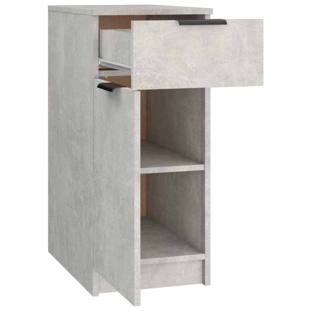 Ormarić za radni stol sivi 33,5 x 50 x 75 cm konstruirano drvo