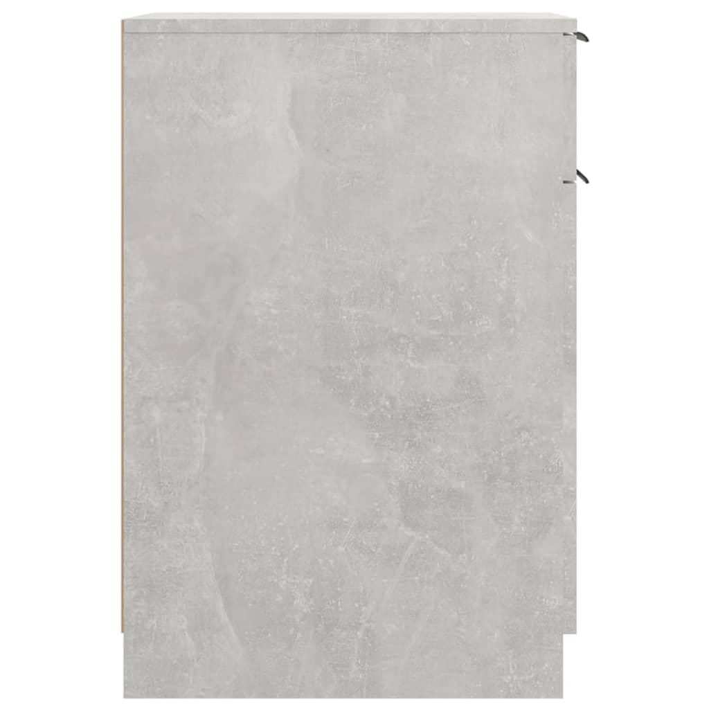 Ormarić za radni stol sivi 33,5 x 50 x 75 cm konstruirano drvo