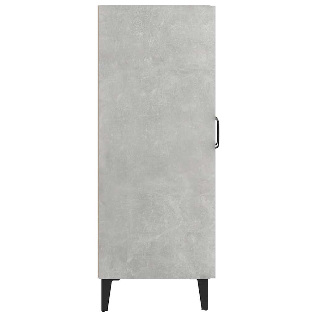 Komoda siva boja betona 69,5x34x90 cm od konstruiranog drva