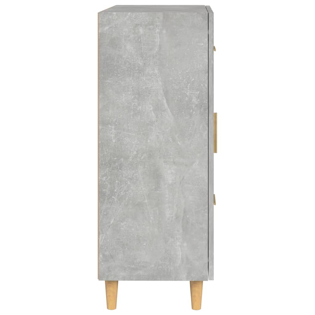 Komoda siva boja betona 69,5x34x90 cm od konstruiranog drva