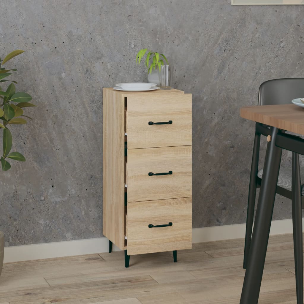Komoda boja hrasta sonome 34,5x34x90 cm od konstruiranog drva