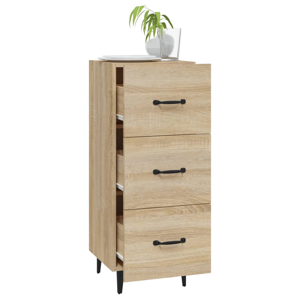 Komoda boja hrasta sonome 34,5x34x90 cm od konstruiranog drva