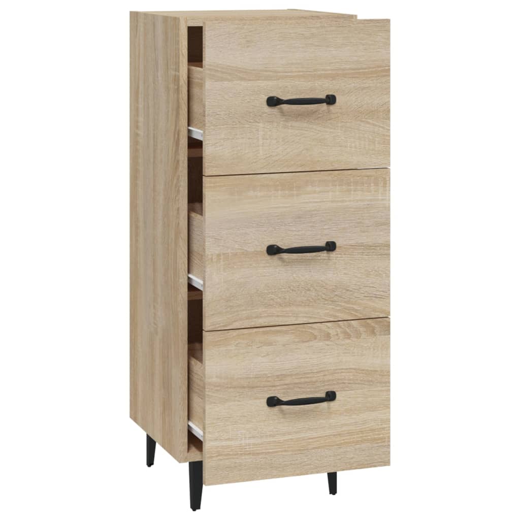 Komoda boja hrasta sonome 34,5x34x90 cm od konstruiranog drva