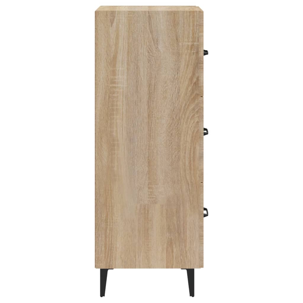 Komoda boja hrasta sonome 34,5x34x90 cm od konstruiranog drva