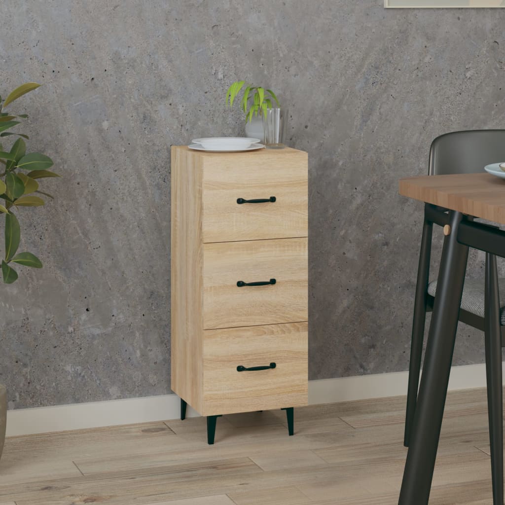 Komoda boja hrasta sonome 34,5x34x90 cm od konstruiranog drva