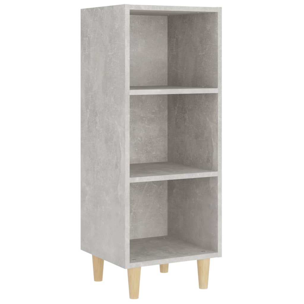 Komoda boja dimljenog sonome 34,5x32,5x90 cm konstruirano drvo