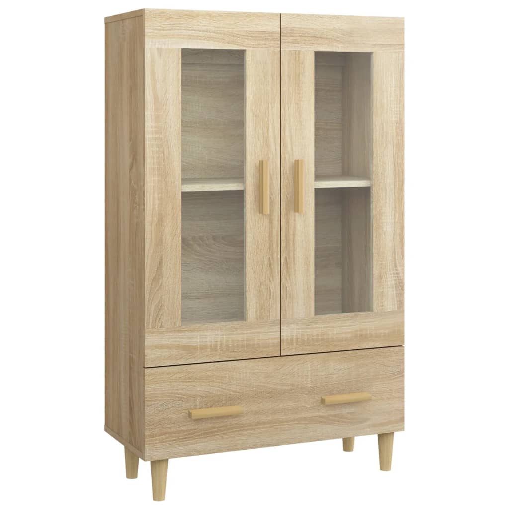 Visoka komoda boja hrasta sonome 70x31x115 cm konstruirano drvo