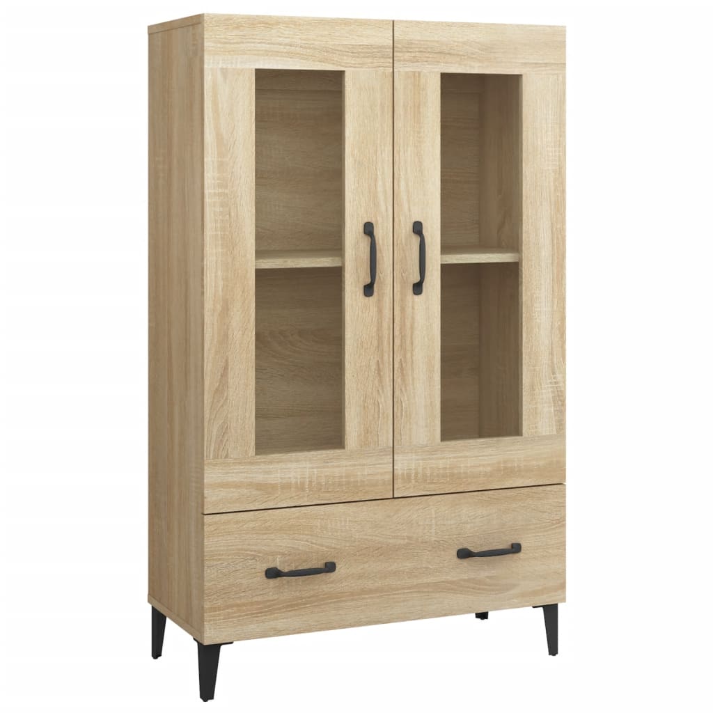 Visoka komoda boja hrasta sonome 70x31x115 cm konstruirano drvo