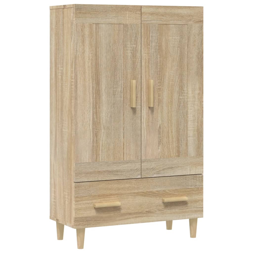 Visoka komoda boja hrasta sonome 70x31x115 cm konstruirano drvo