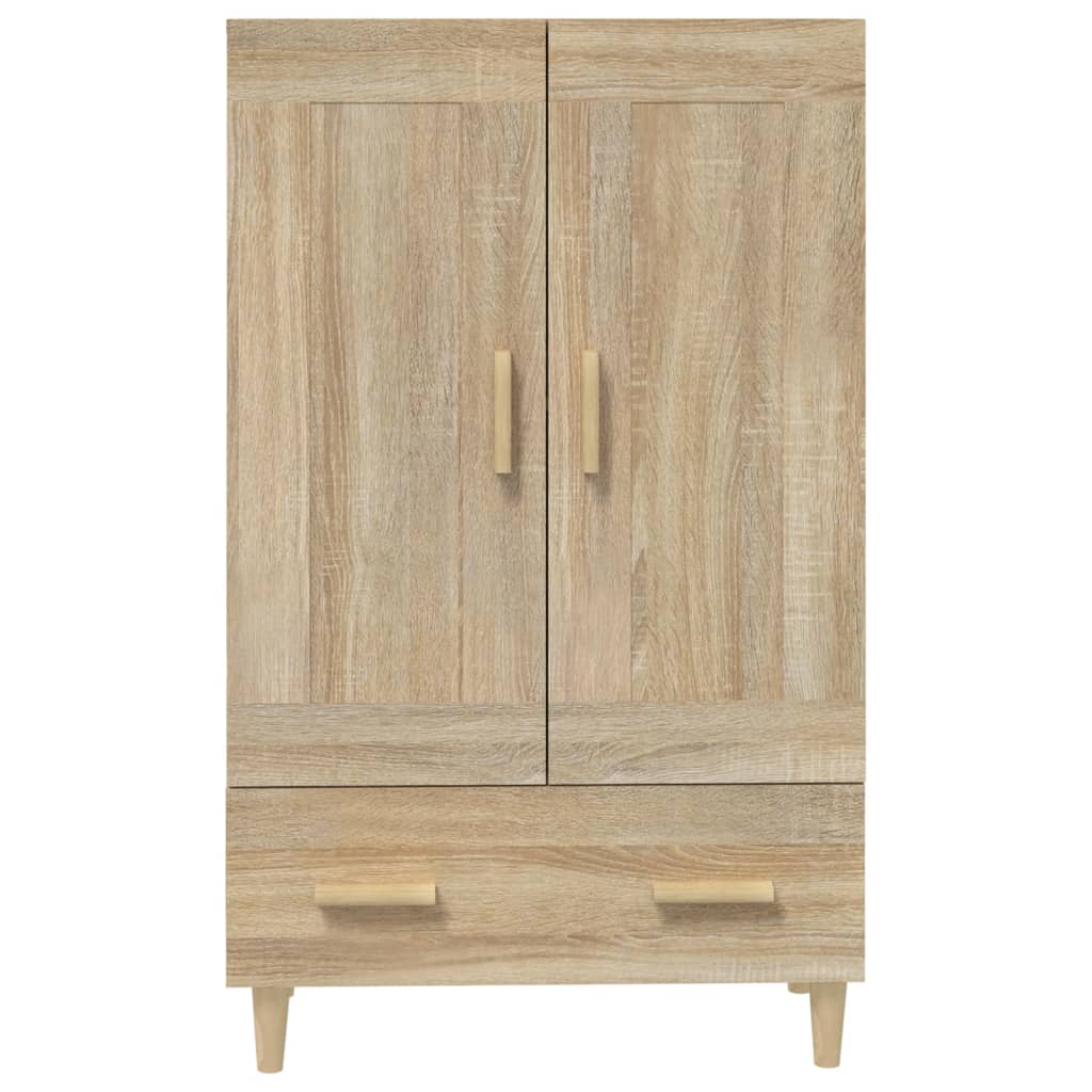 Visoka komoda boja hrasta sonome 70x31x115 cm konstruirano drvo