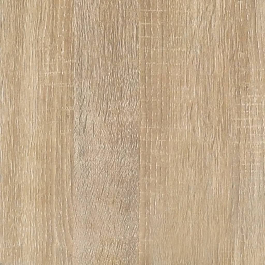 Visoka komoda boja hrasta sonome 70x31x115 cm konstruirano drvo