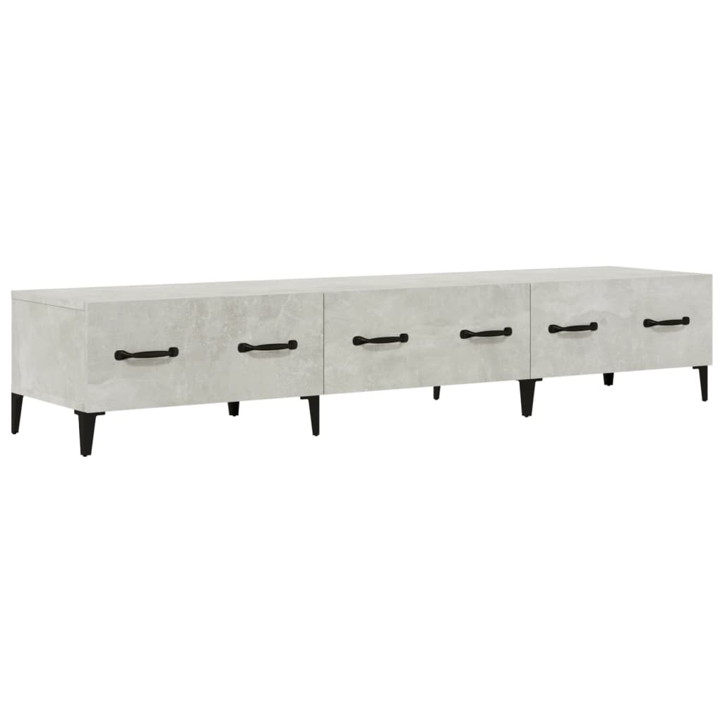 TV ormarić boja betona 150x34,5x30 cm konstruiranog drva