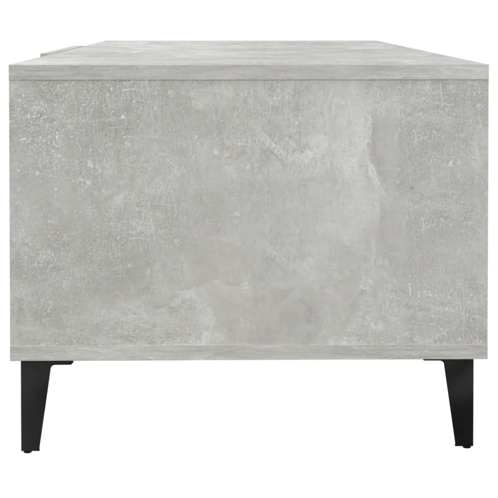 Stolić za kavu boja betona 102x50x40 cm konstruirano drvo