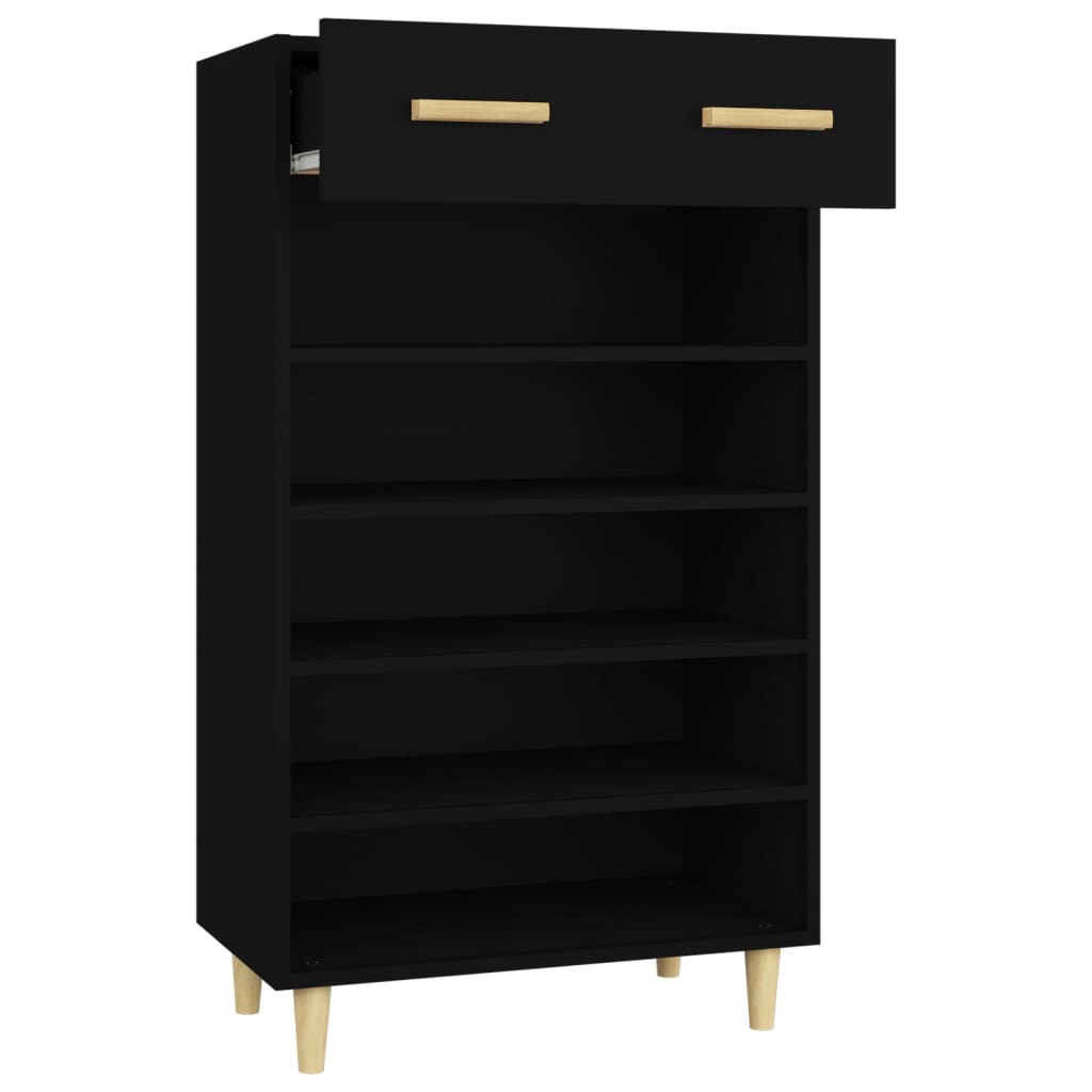 Ormarić za cipele crni 60 x 35 x 105 cm od konstruiranog drva
