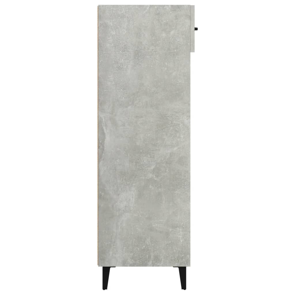Ormarić za cipele boja betona 60x35x105 cm konstruirano drvo