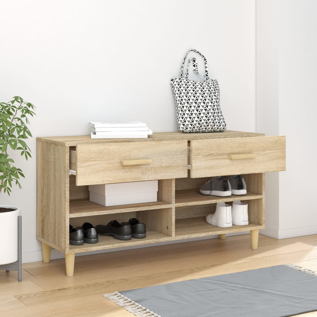 Ormarić za cipele hrast sonoma 102x35x55 cm konstruirano drvo