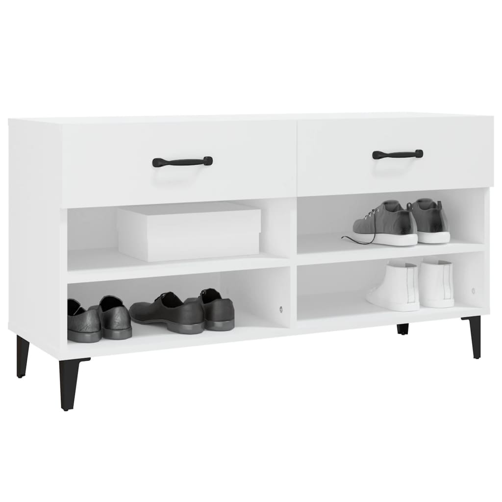 Ormarić za cipele bijela 102x35x55 cm od konstruiranog drva